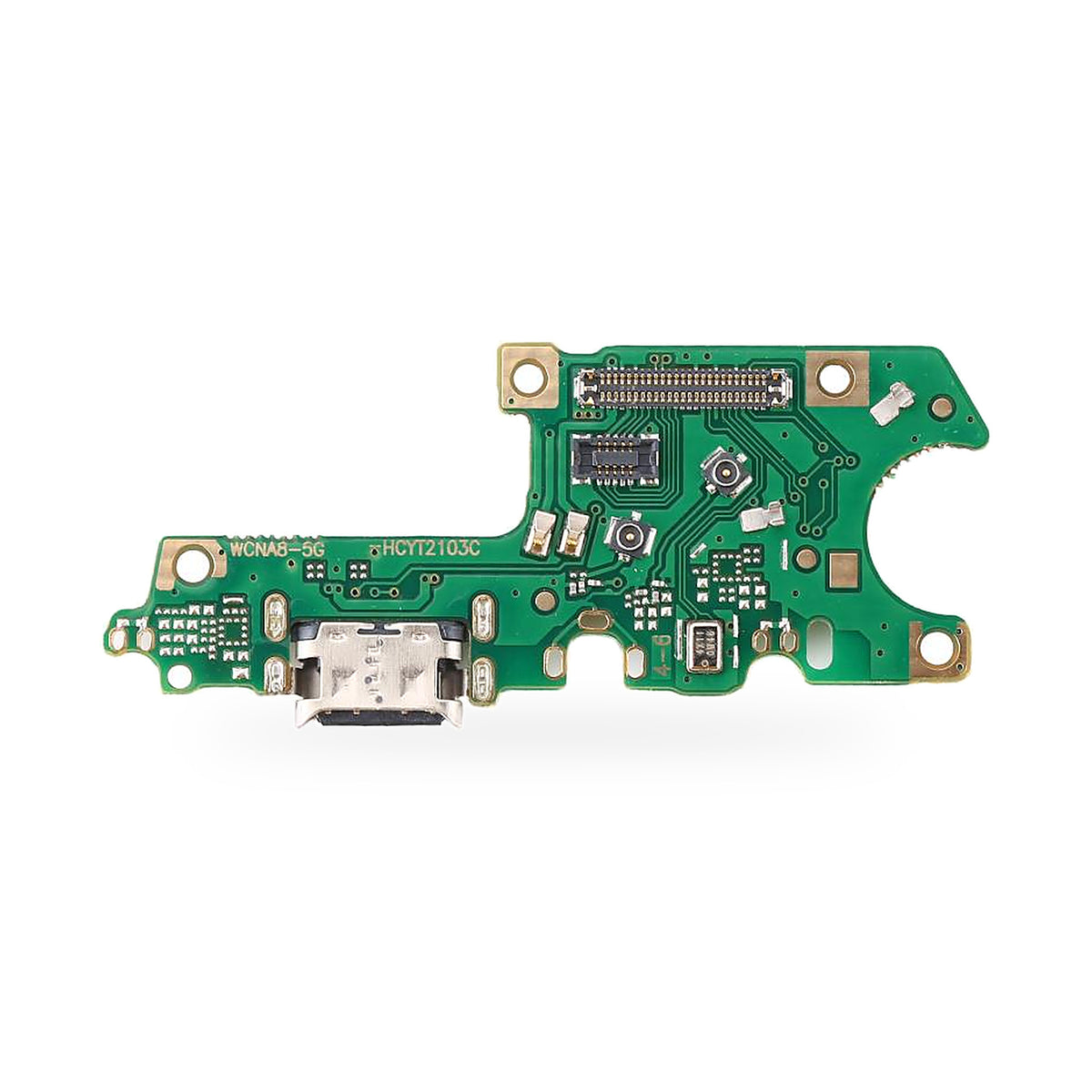 OnePlus 8 Charging Port Flex Replacement - new OEM standard charging port on white background