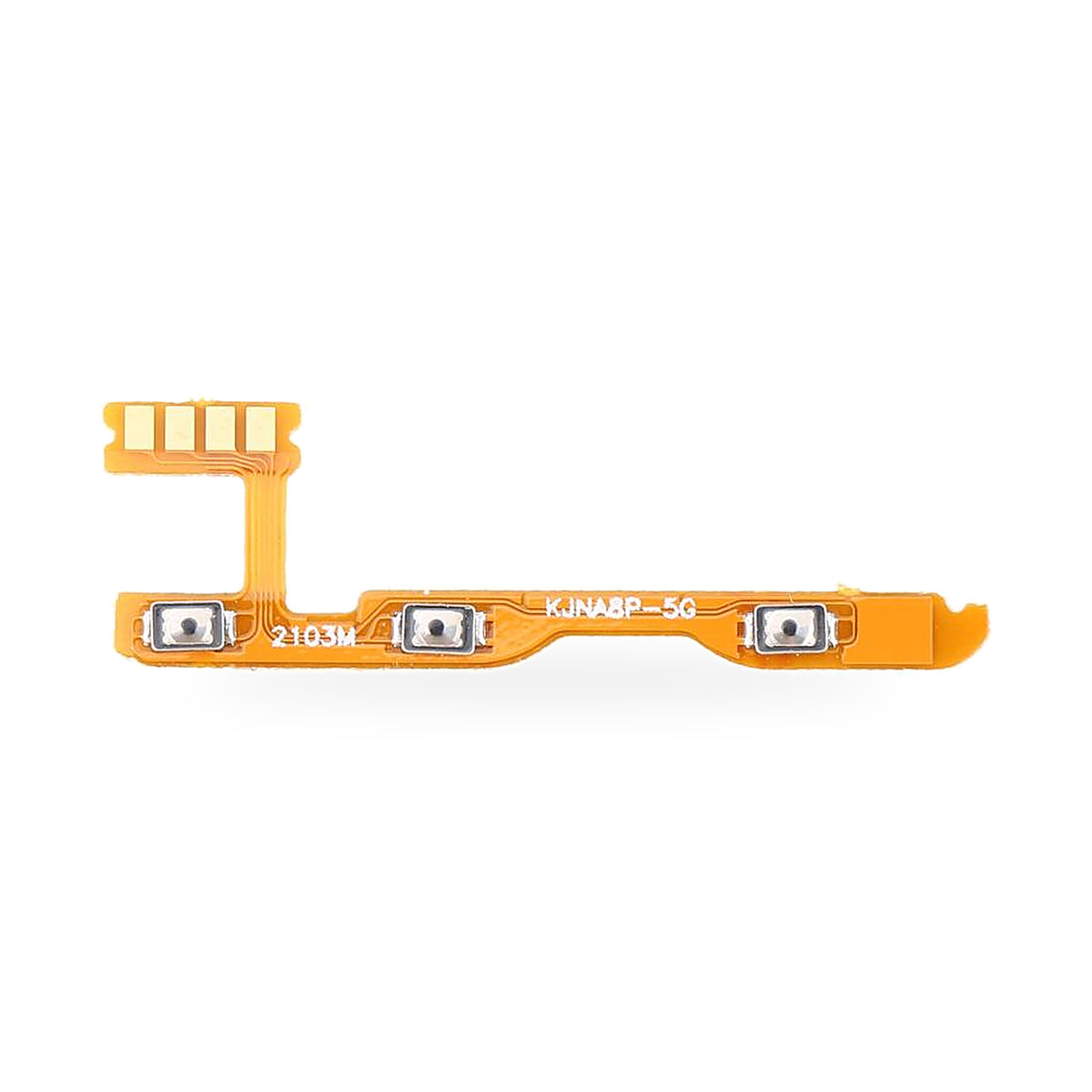 OnePlus 8 Pro Power Button Flex Cable Replacement - new OEM standard button flex on white background
