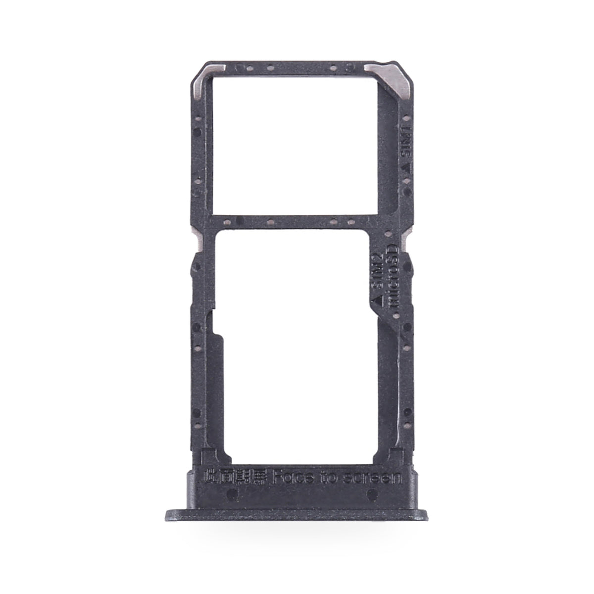 OnePlus Nord CE 3 Lite 5G Plus SIM Card Tray Holder Replacement (Grey) - new OEM standard SIM tray on white background
