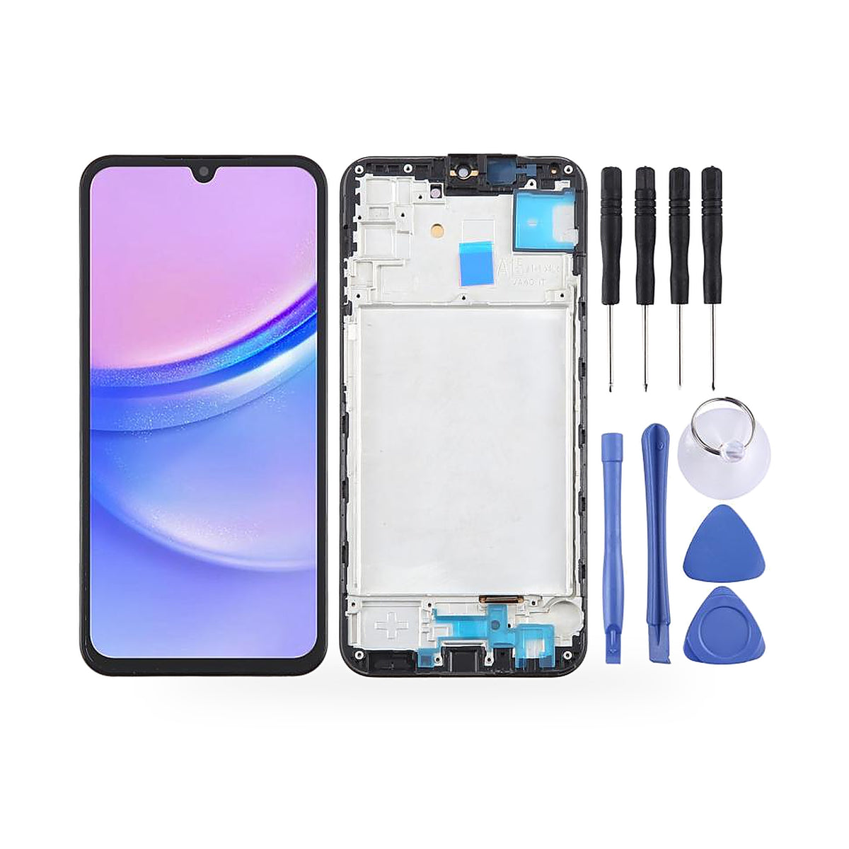 OPPO A15 LCD Screen and Touch Digitiser Assembly Replacement - new OEM standard screen on white background