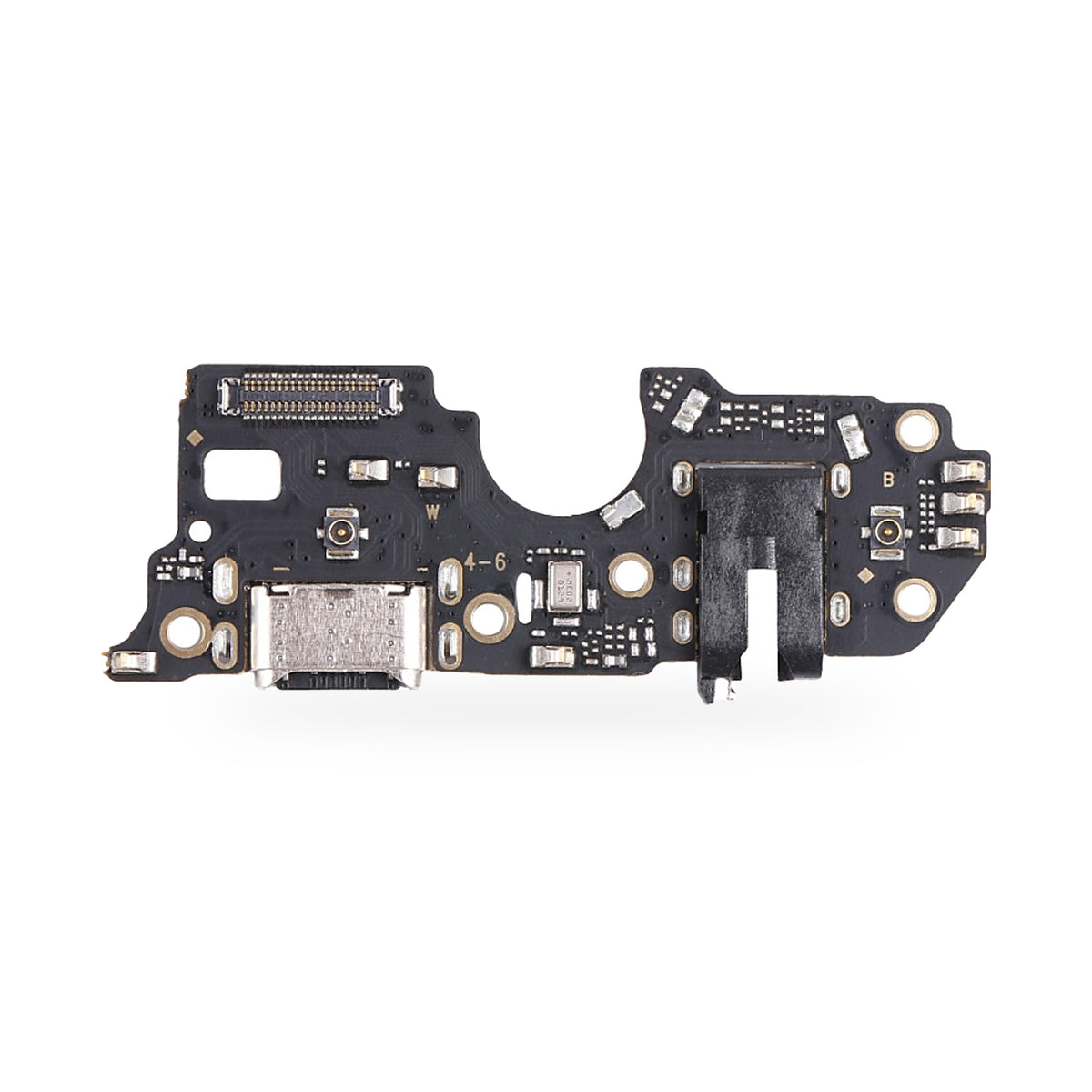 OPPO A58 5G / A78 5G / A79 5G Charging Port Flex Replacement - new OEM standard charging port on white background