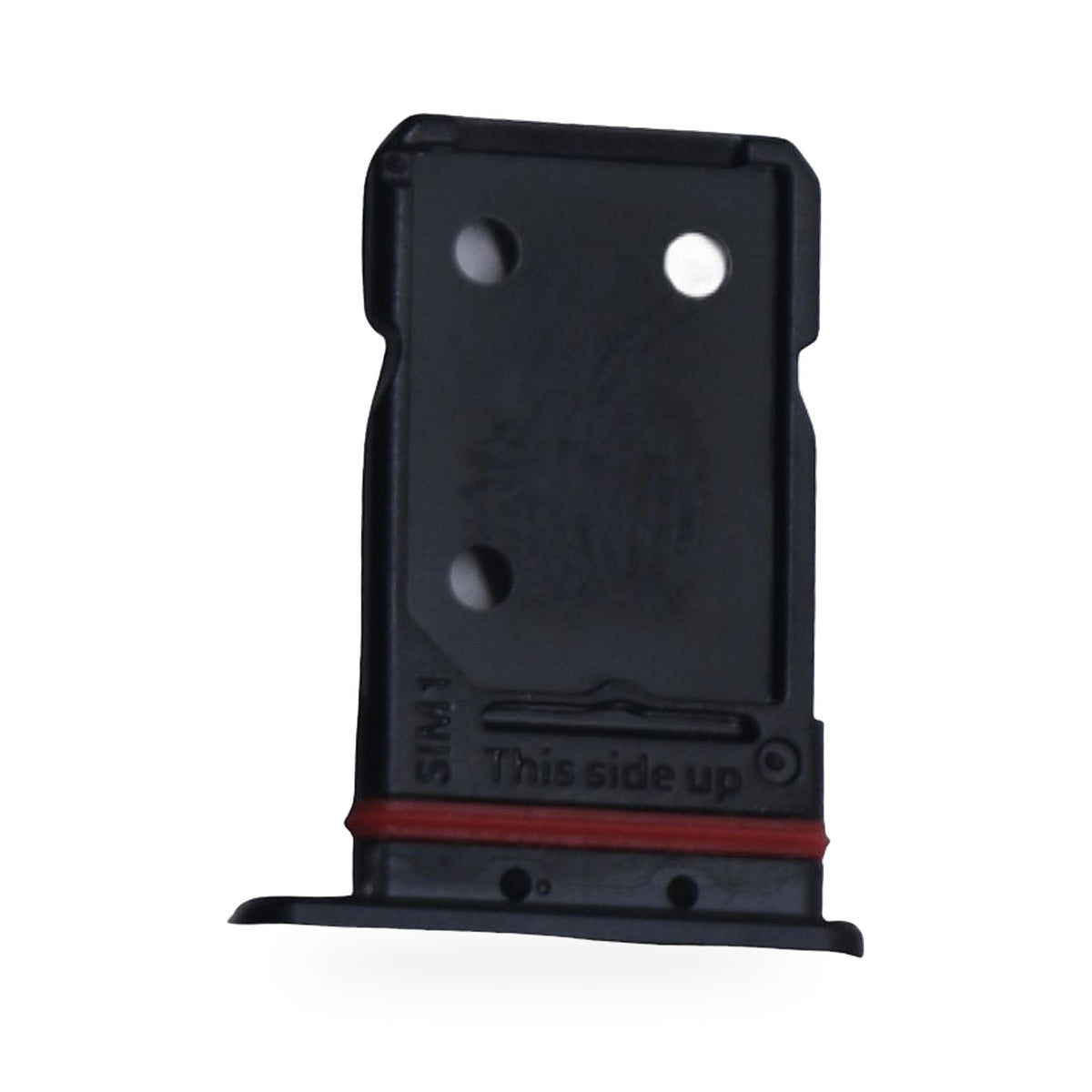 OPPO Reno 8 5G SIM Card Tray Holder Replacement (BLACK) - new OEM standard SIM tray on white background