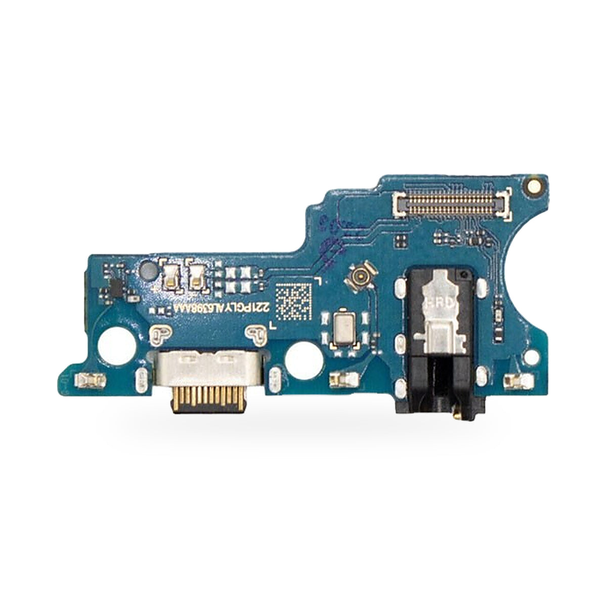 Samsung A04E Charging Port Flex Replacement - new OEM standard charging port on white background