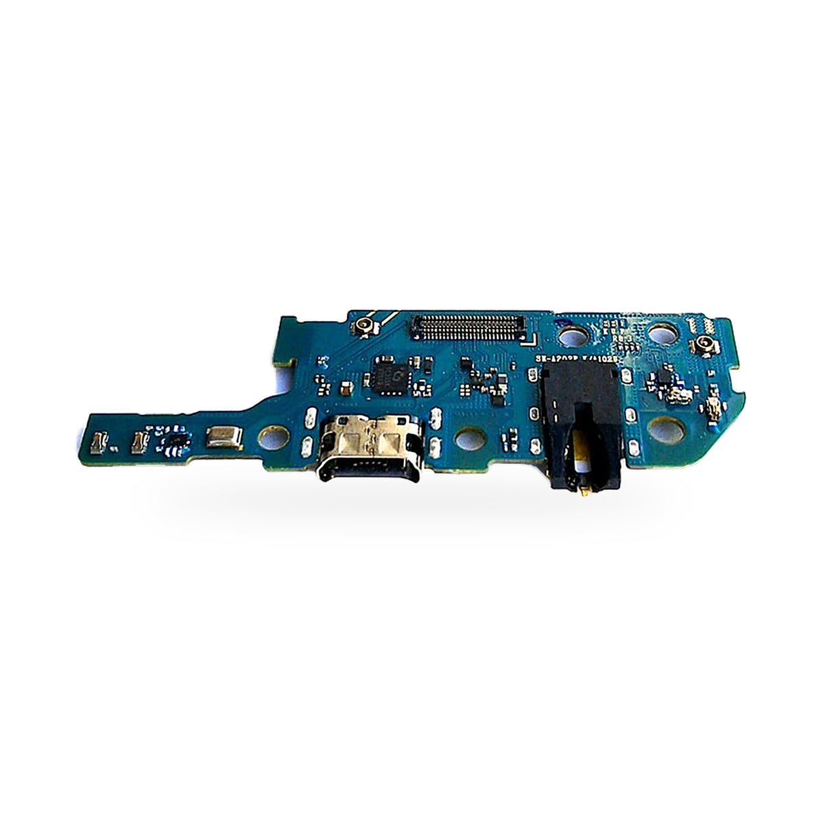Samsung A20E Charging Port Flex Replacement - new OEM standard charging port on white background