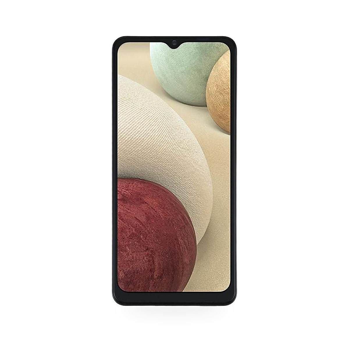 Samsung Galaxy A12 LCD Screen and Touch Digitiser Assembly Replacement - new OEM standard screen on white background