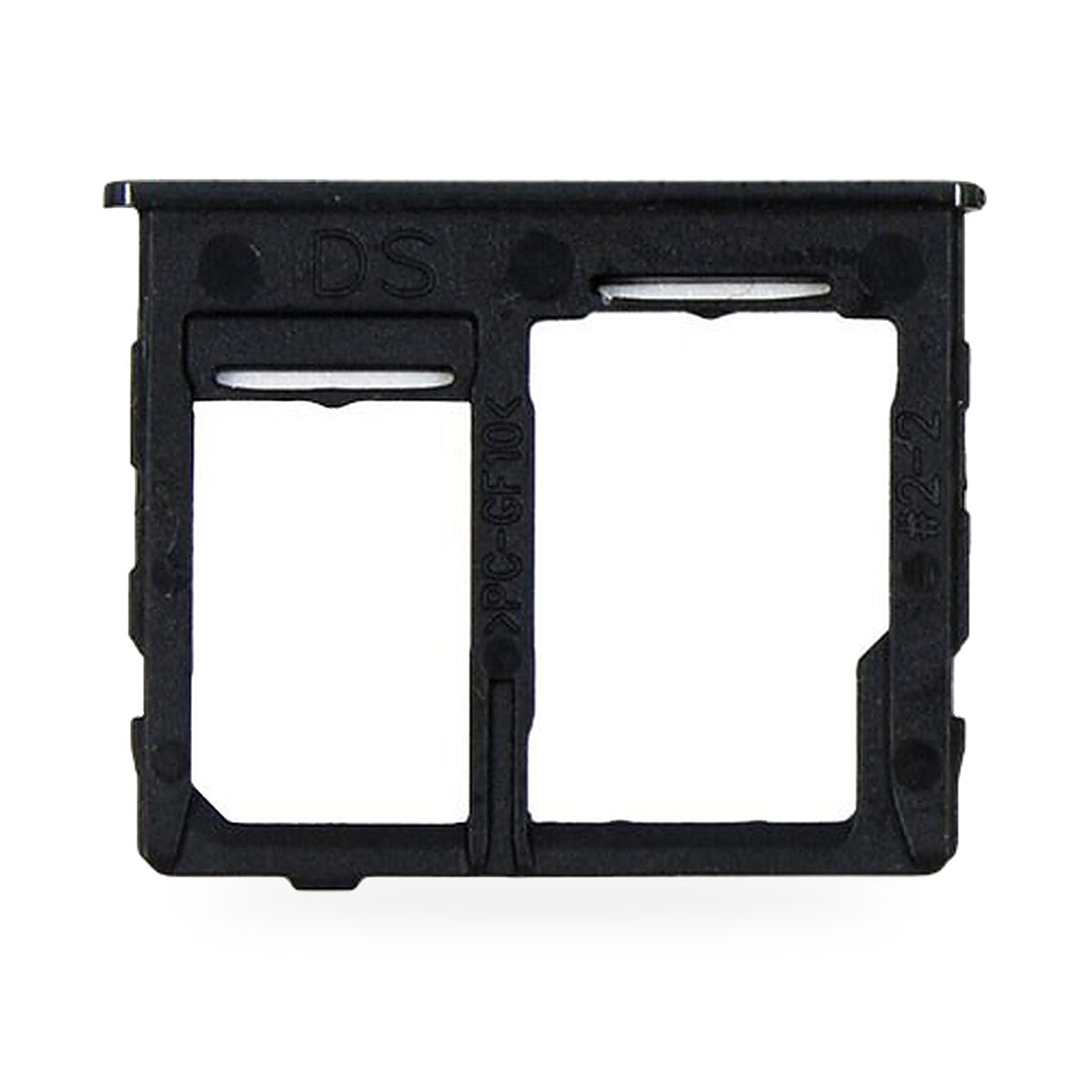 Samsung Galaxy A32 5G A326B SIM Card Tray Holder Replacement (Black) - new OEM standard SIM tray on white background