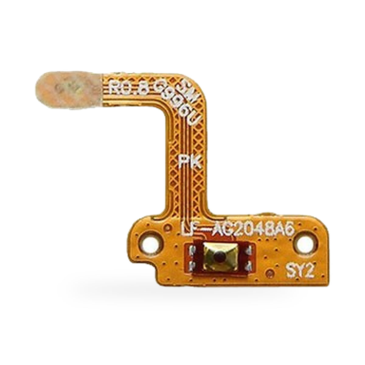 Samsung Galaxy S21 Switch Rplacement Power Button Flex Cable Replacement - new OEM standard button flex on white background
