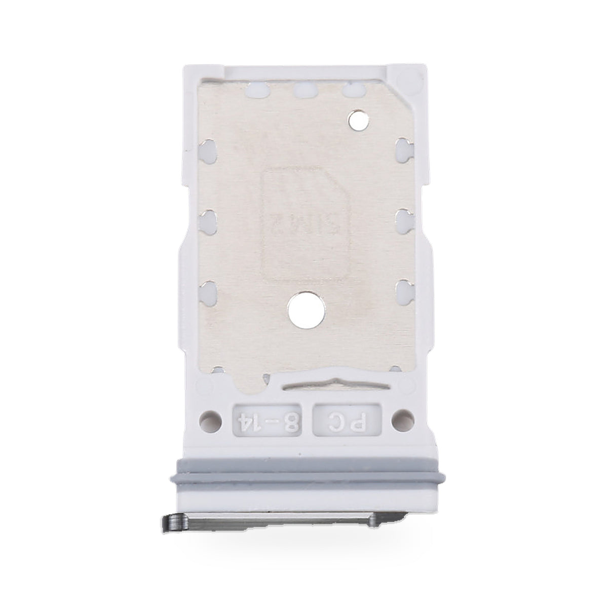 Samsung Galaxy S23 SIM Card Tray Holder Replacement (Green) - new OEM standard SIM tray on white background