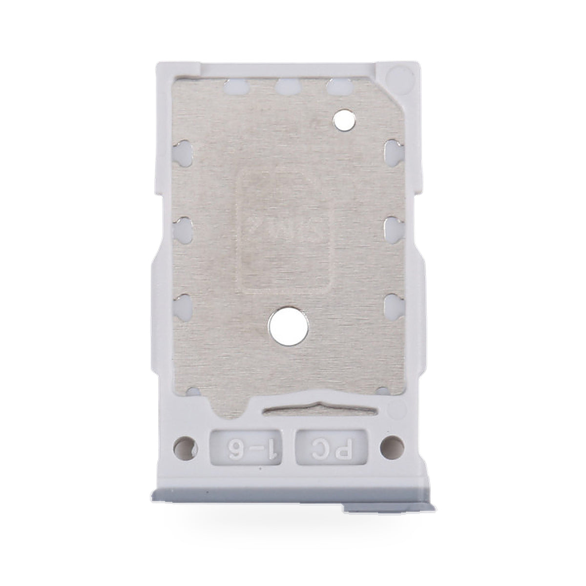 Samsung Galaxy S23 SIM Card Tray Holder Replacement (Pink) - new OEM standard SIM tray on white background