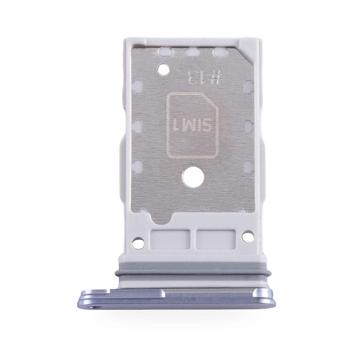 Samsung Galaxy S24 SIM Card Tray Holder Replacement (Blue) - new OEM standard SIM tray on white background
