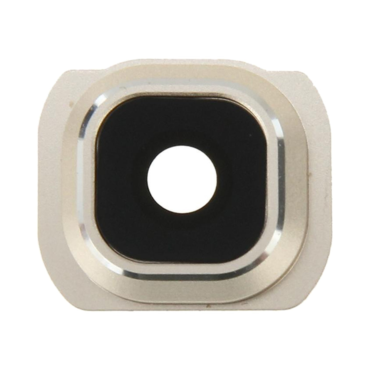 Samsung Galaxy S6 rear camera lens replacement, gold