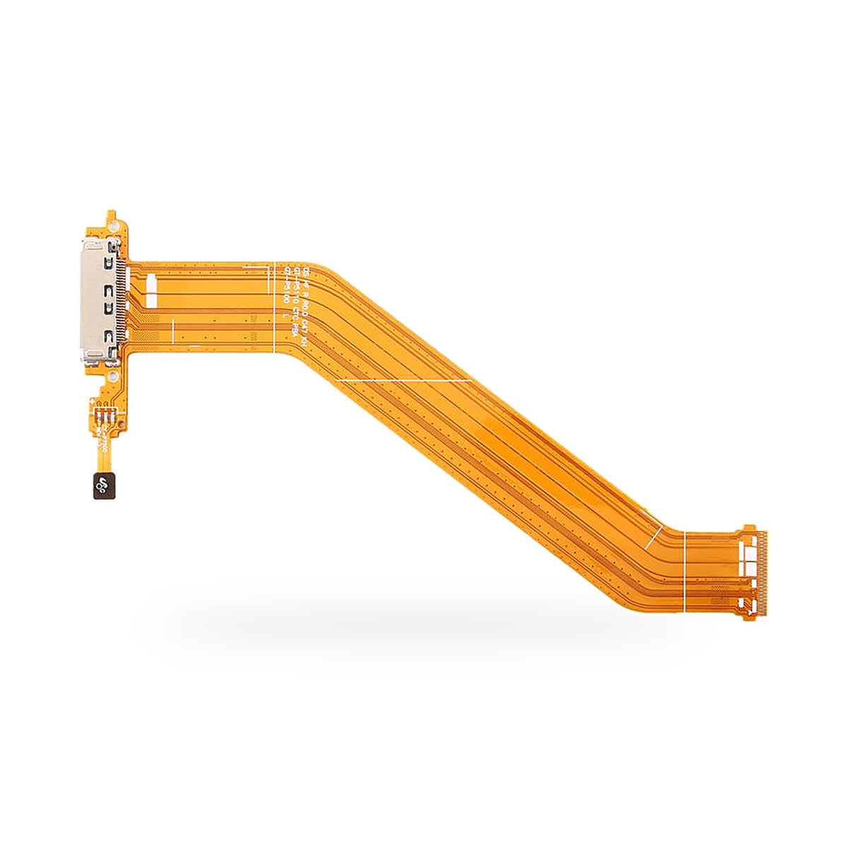 Samsung Galaxy Tab 2 10.1 Charging Port Flex Replacement - new OEM standard charging port on white background