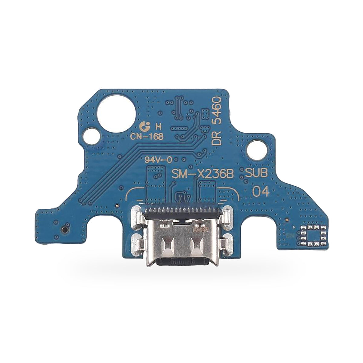 Samsung Galaxy Tab A11 Plus Plus 5G X235 Charging Port Flex Replacement - new OEM standard charging port on white background