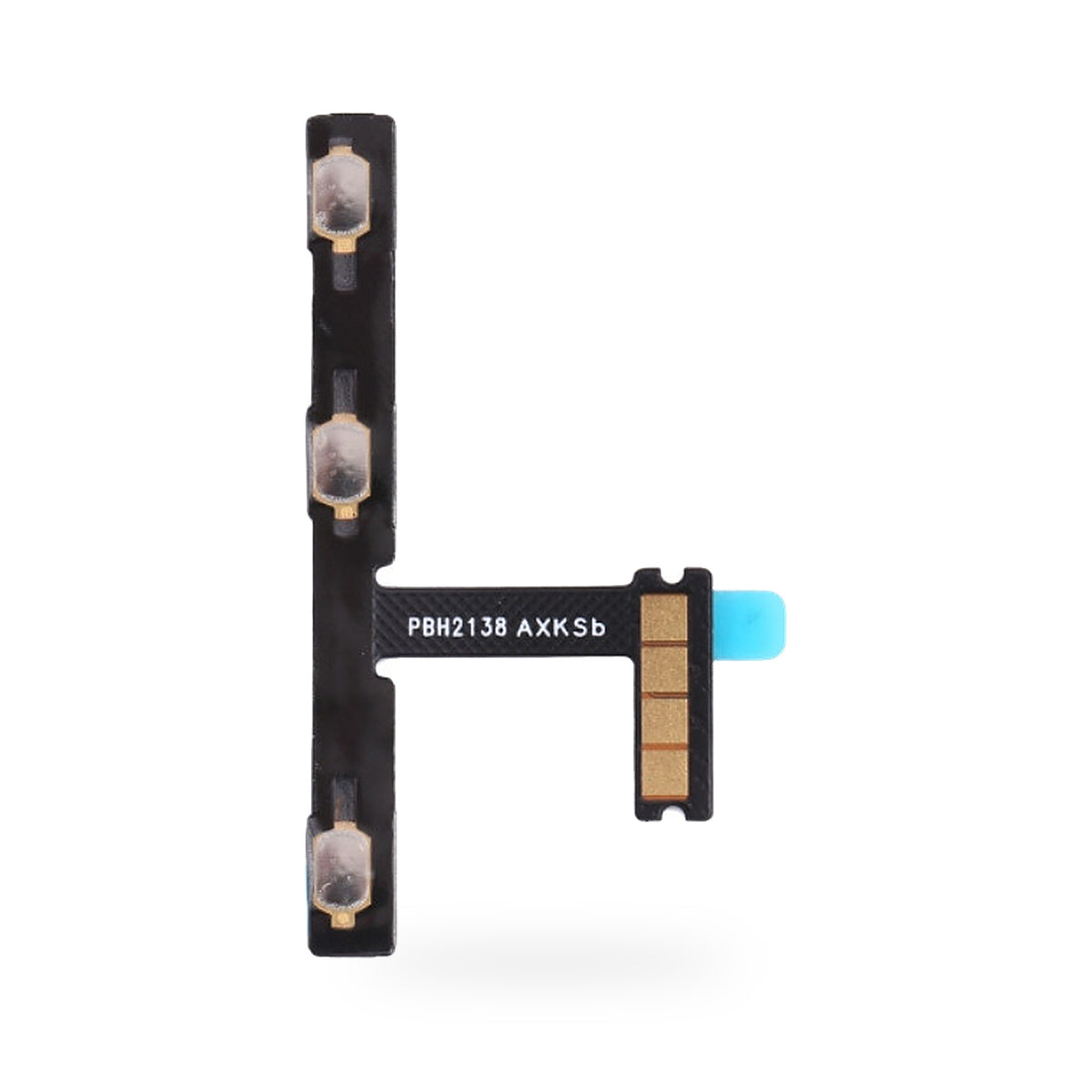 Samsung Galaxy Tab A8 10.5 / X205 Power and Volume Button Flex Cable Replacement - new OEM standard button flex on white back