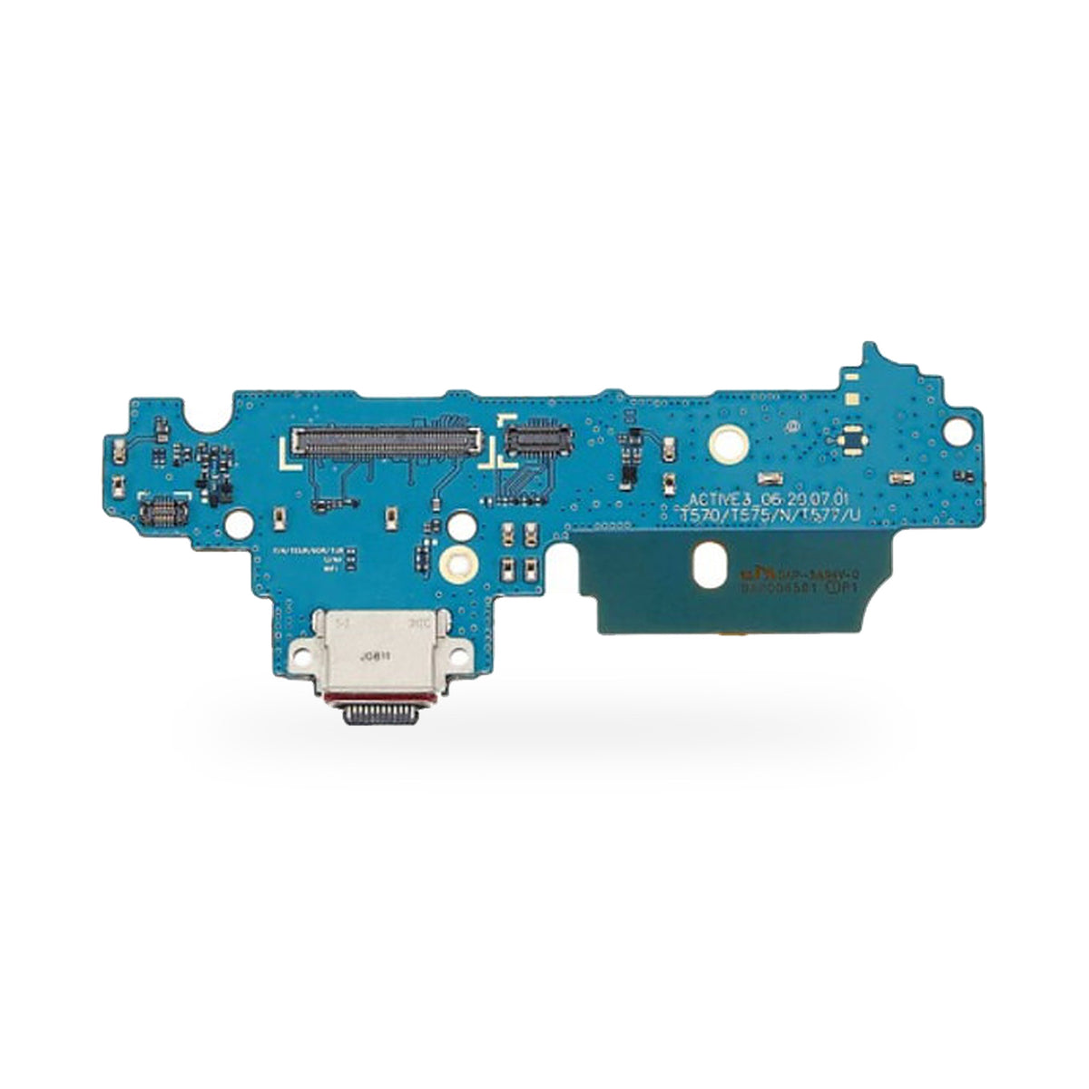 Samsung Galaxy Tab Active 3 8.0 T575 Charging Port Flex Replacement - new OEM standard charging port on white background