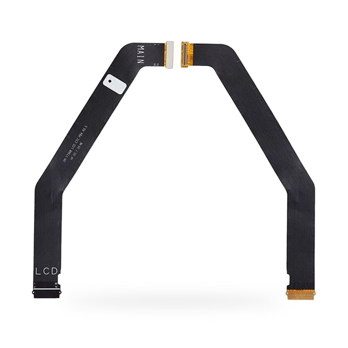 Samsung Galaxy Tab S9 FE Plus LCD Flex Cable Replacement - new OEM standard LCD flex cable on white background