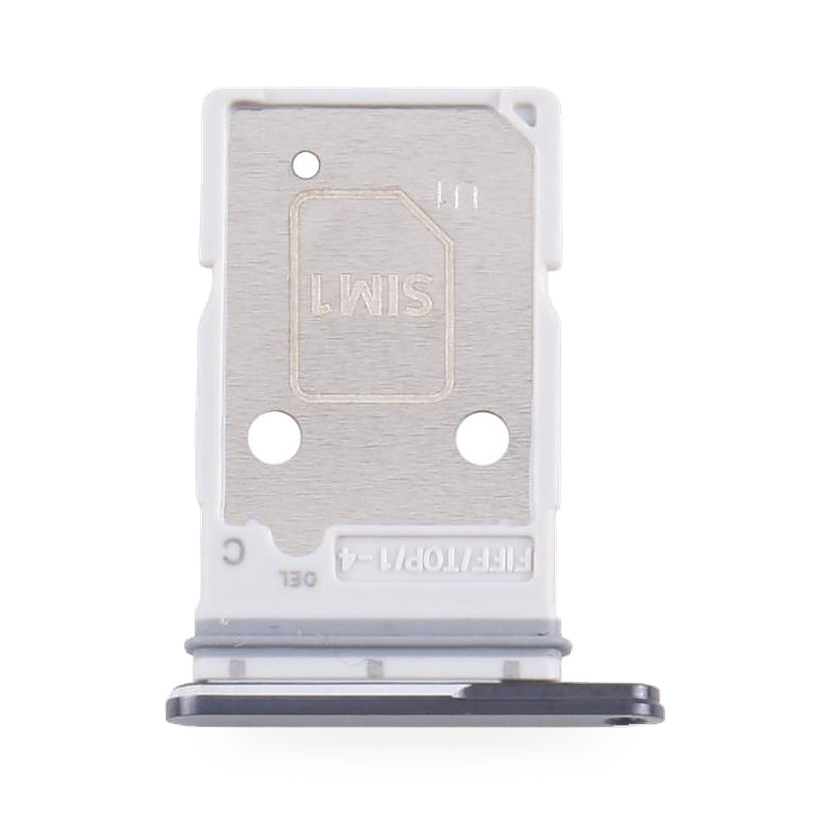 Samsung Galaxy Z Fold 7 SIM Card Tray Holder Replacement (BLACK) - new OEM standard SIM tray on white background