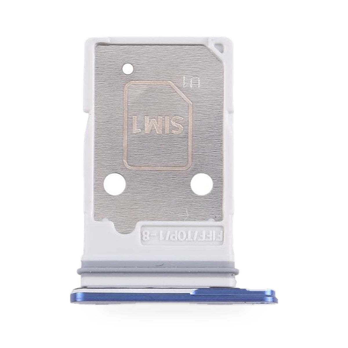 Samsung Galaxy Z Fold 7 SIM Card Tray Holder Replacement (BLUE) - new OEM standard SIM tray on white background