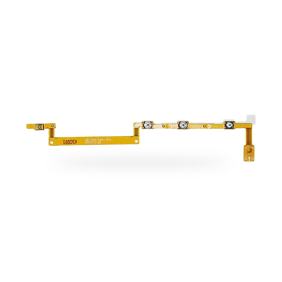 Samsung Tab Pro 8.4 Power and Volume Button Flex Cable Replacement - new OEM standard button flex on white background