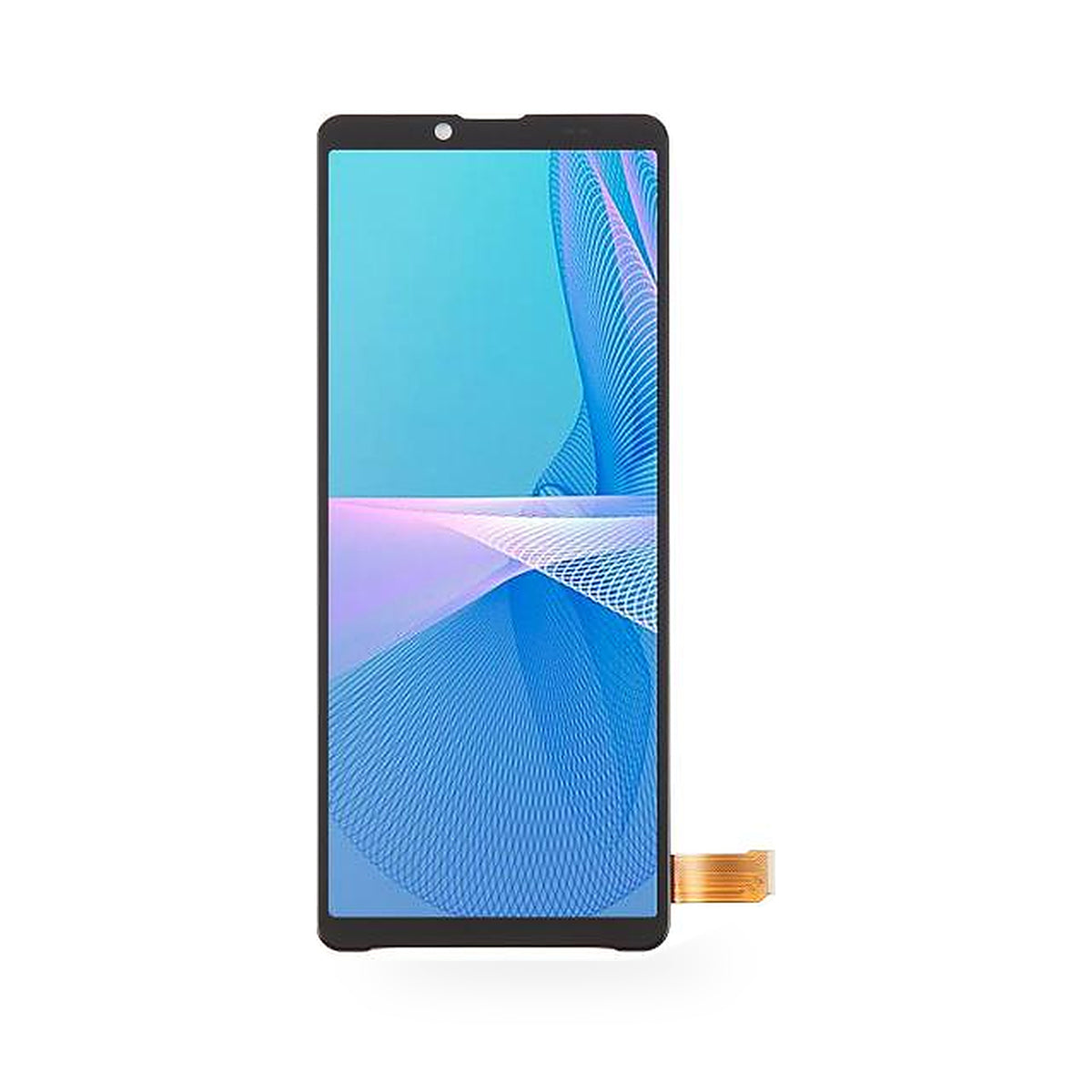 Sony Xperia 10 III LCD Screen and Touch Digitiser Assembly Replacement - new OEM standard screen on white background