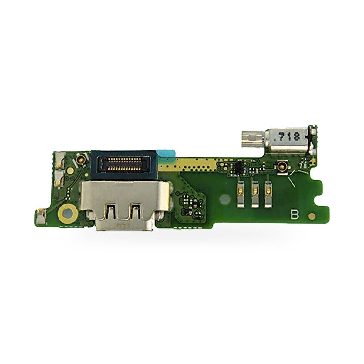 Sony Xperia XA1 Vibrator Charging Port Flex Replacement - new OEM standard charging port on white background