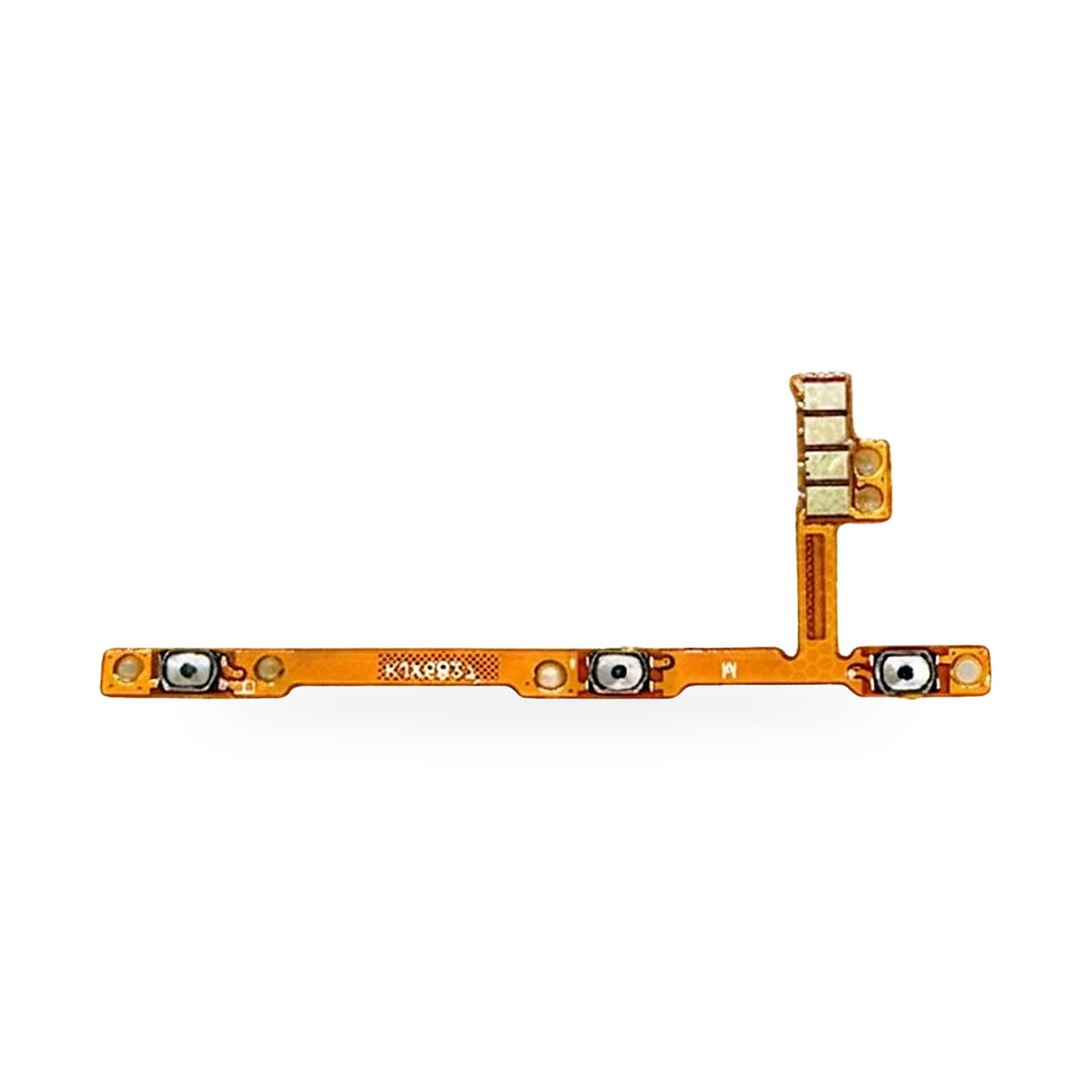 Tecno Camon 18P Power and Volume Button Flex Cable Replacement - new OEM standard button flex on white background