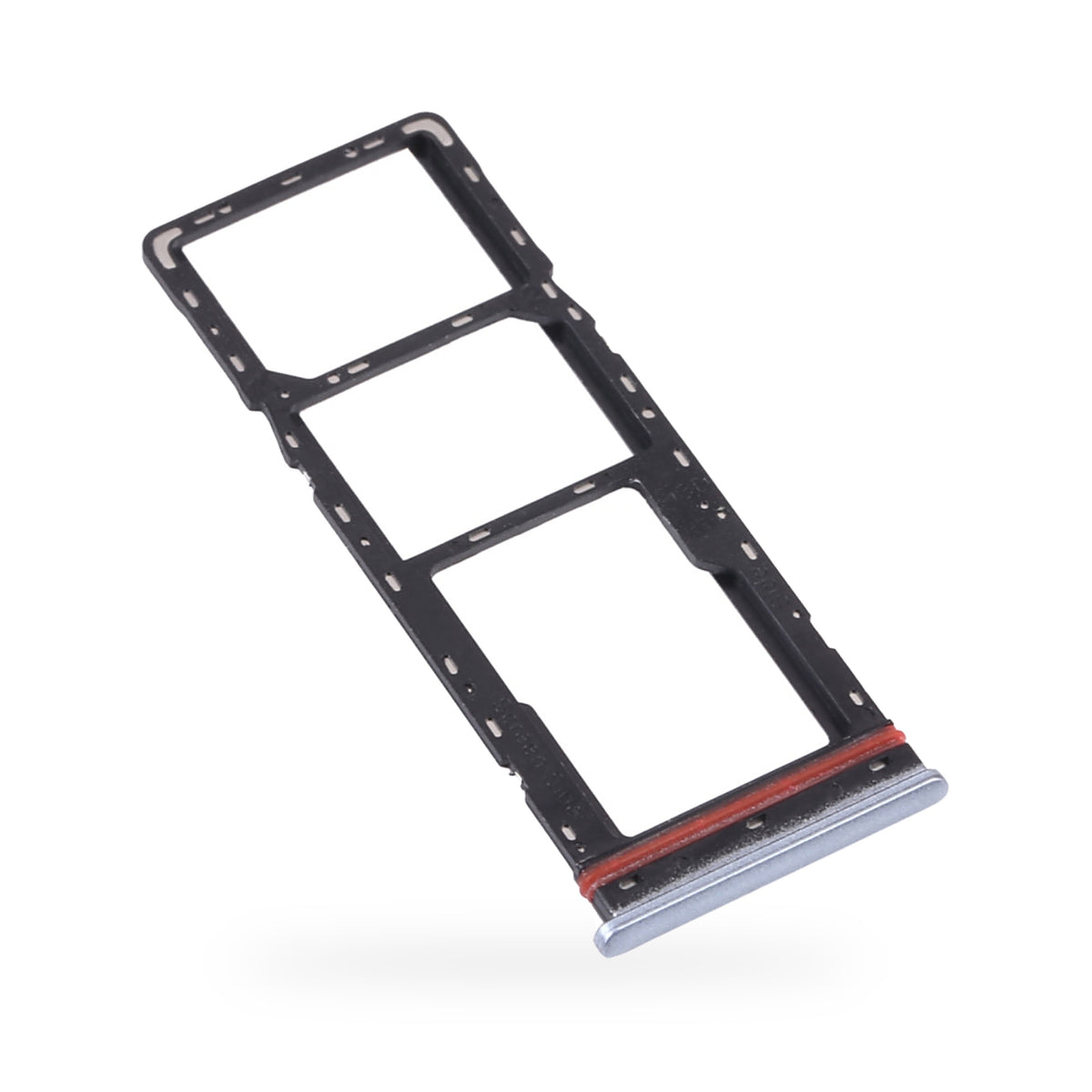 Tecno Spark 7P SIM Card Tray Holder Replacement (Blue) - new OEM standard SIM tray on white background