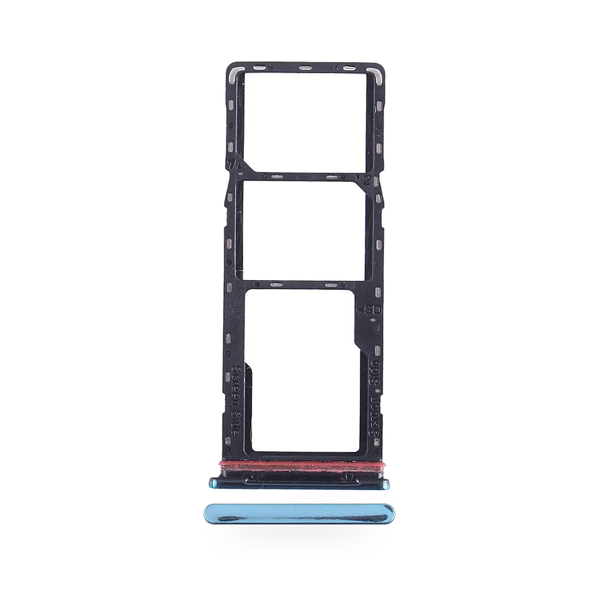 Tecno Spark 8 SIM Card Tray Holder Replacement (Green) - new OEM standard SIM tray on white background