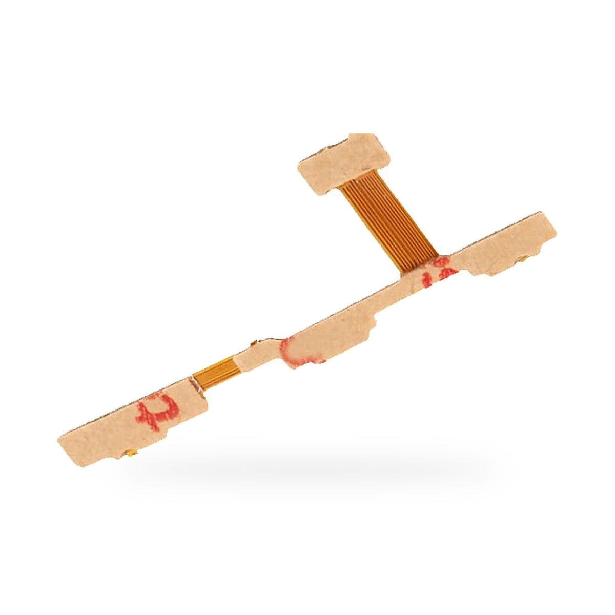 Xiaomi Mi 10T Power and Volume Button Flex Cable Replacement - new OEM standard button flex on white background