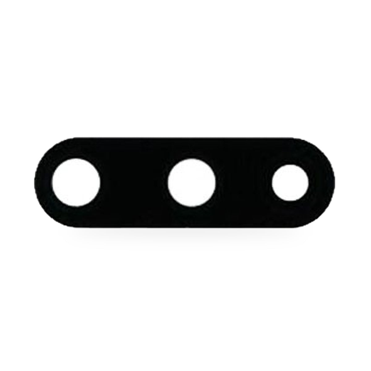 Xiaomi Mi 9 Lite Rear Camera Lens Glass Replacement (Black) - new OEM standard camera lens on white background