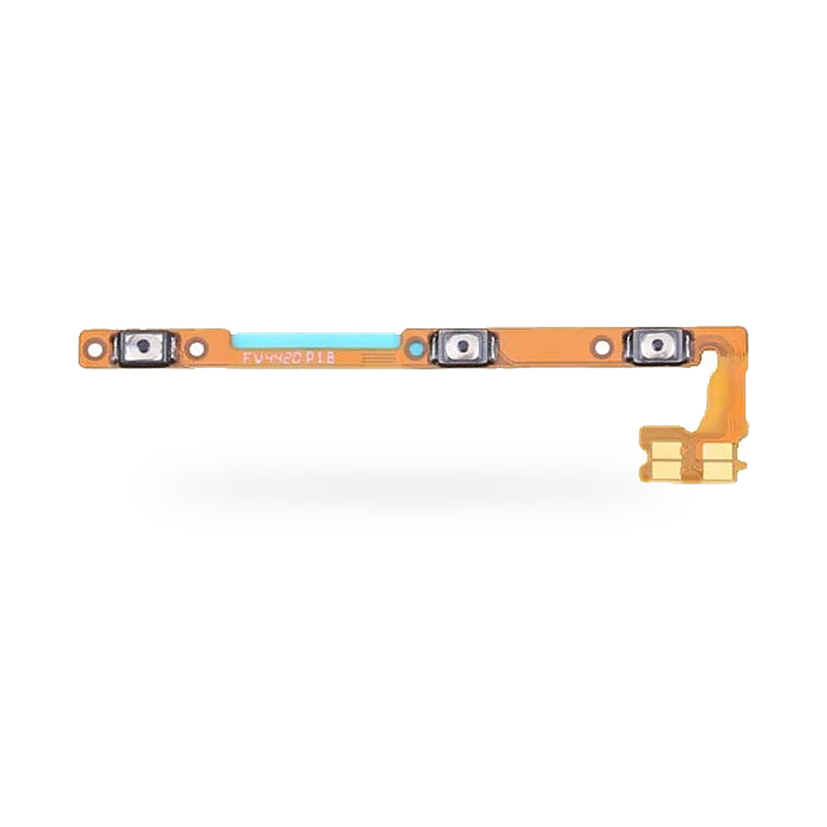 Xiaomi MI Note 10 Pro Power and Volume Button Flex Cable Replacement - new OEM standard button flex on white background