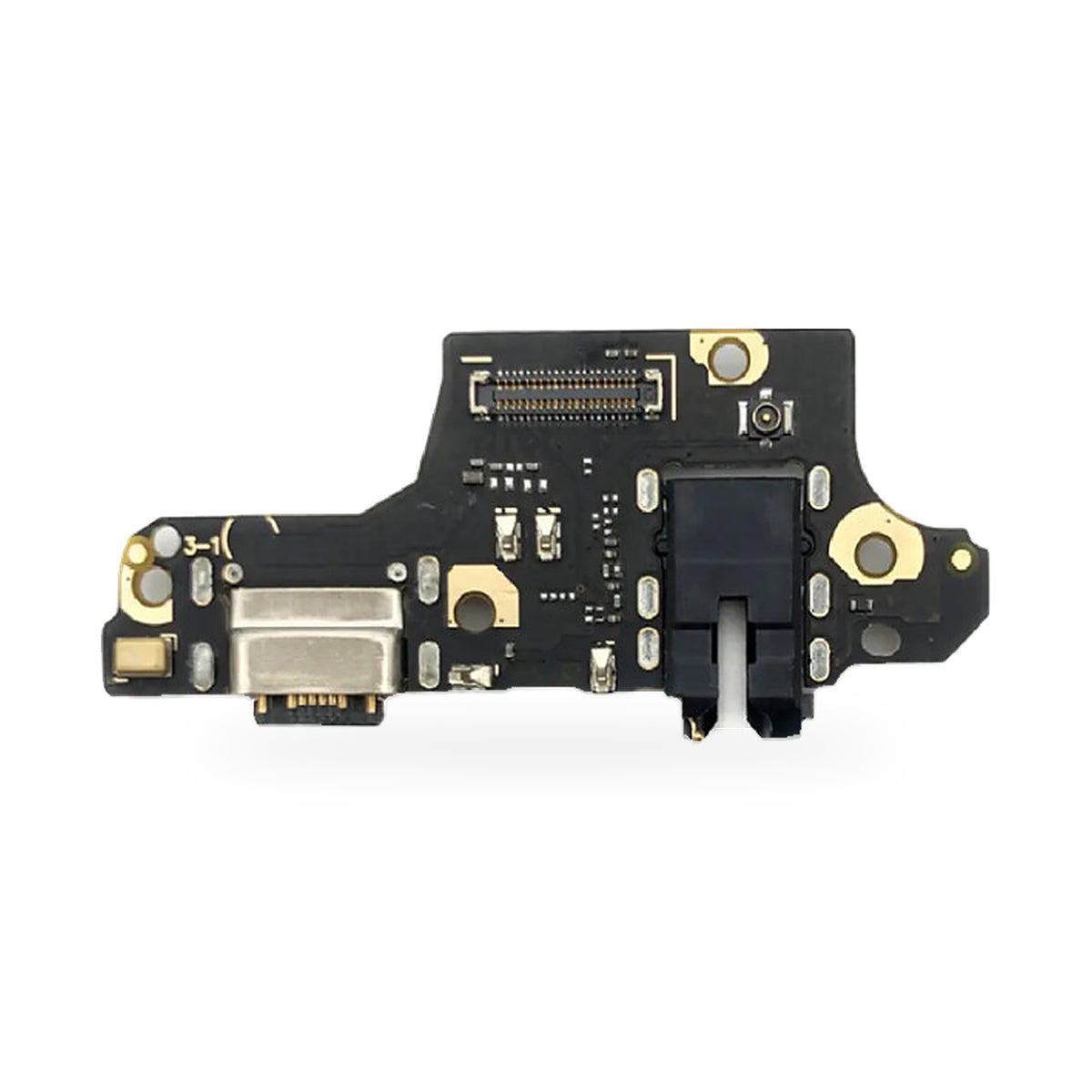 Xiaomi Poco X3 Headphone Jack Charging Port and Headphone Jack Flex Replacement - new OEM standard charging port on white bac