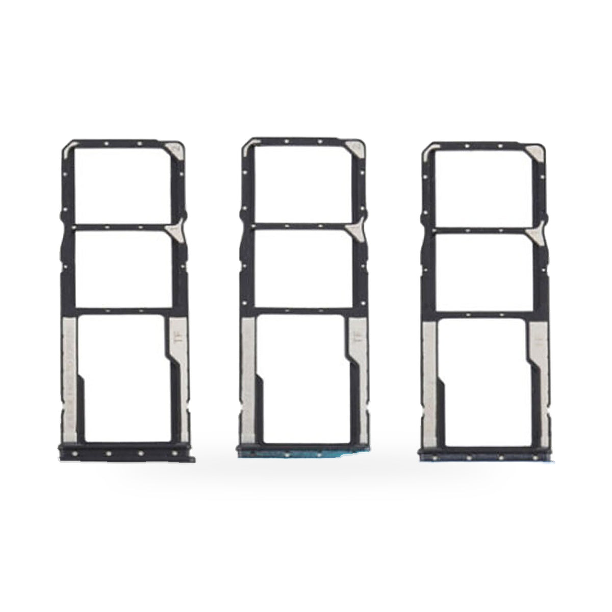 Xiaomi Redmi 9A SIM Card Tray Holder Replacement - new OEM standard SIM tray on white background