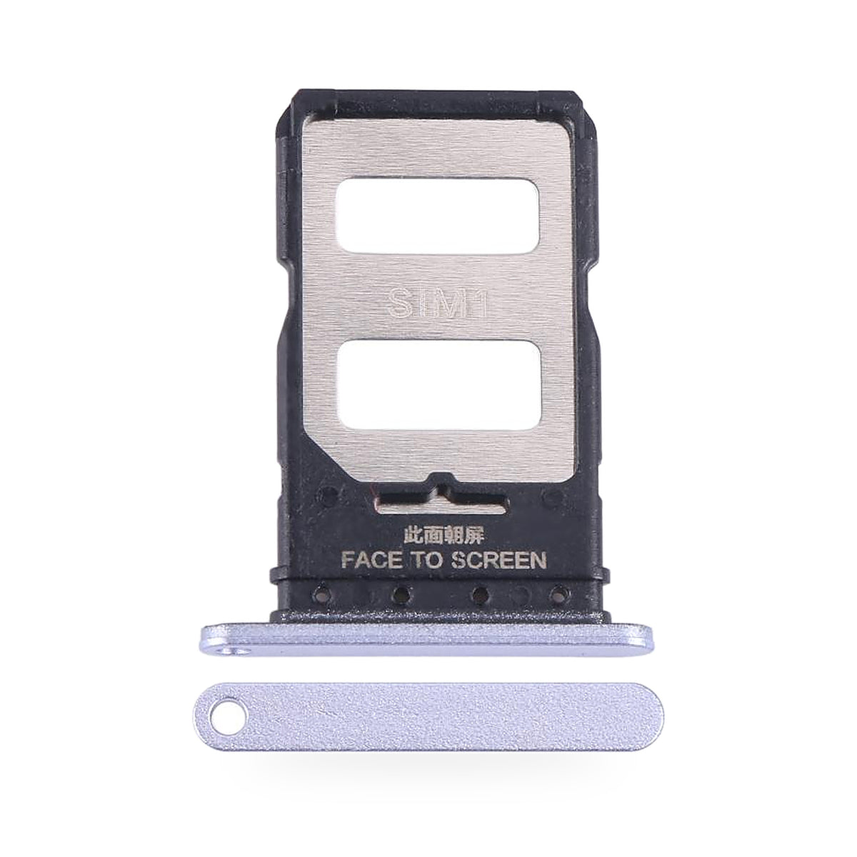 Xiaomi Redmi Note 13 Pro Plus SIM Card Tray Holder Replacement - new OEM standard SIM tray on white background