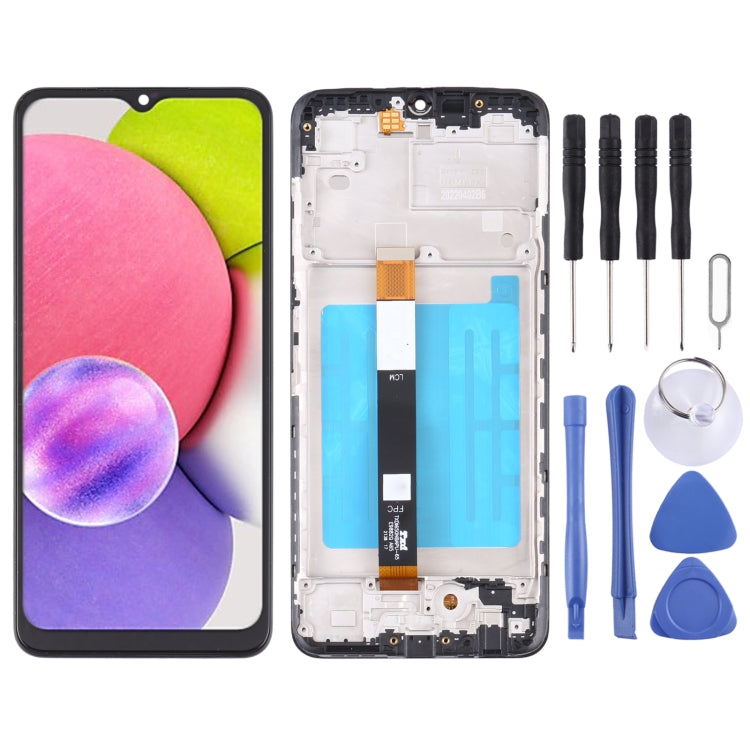 LCD Screen and Digitizer Full Assembly with Frame For Samsung Galaxy