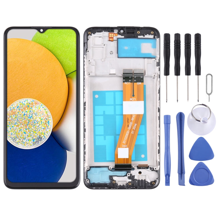 LCD Screen and Digitizer Full Assembly with Frame For Samsung Galaxy