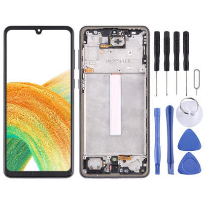 LCD Screen and Digitizer Full Assembly with Frame, For Samsung Galaxy A73 5G SM-A736B, For Samsung Galaxy A53 5G SM-A536B, For Samsung Galaxy A13 5G SM-A136U, For Samsung Galaxy A12 Nacho, For Samsung Galaxy A23 SM-A235F