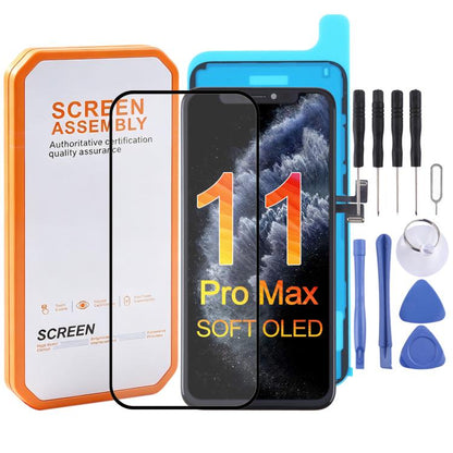 Soft OLED Screen Assembly for iPhone X / 11 Pro Max / 12 Pro Max