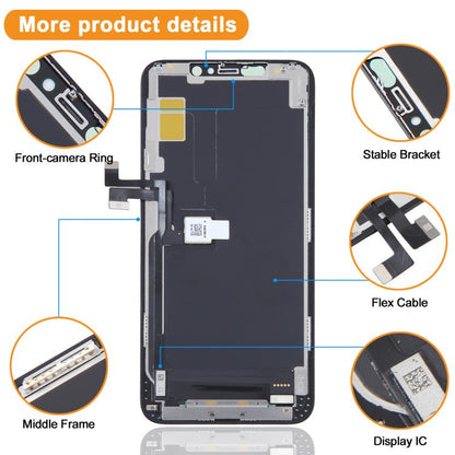 Soft OLED Screen Assembly for iPhone X / 11 Pro Max / 12 Pro Max