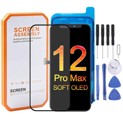 Soft OLED Screen Assembly for iPhone X / 11 Pro Max / 12 Pro Max