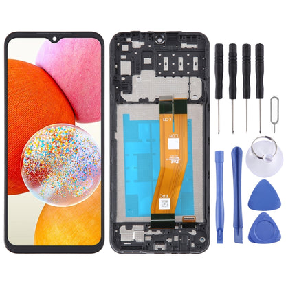 LCD Screen Digitizer Full Assembly with Frame, For Samsung Galaxy A25 SM-A256B, For Samsung Galaxy A15 5G SM-A156B, For Samsung Galaxy A35 SM-A356B, For Samsung Galaxy A05 SM-A055F, For Samsung Galaxy A05s SM-A057F