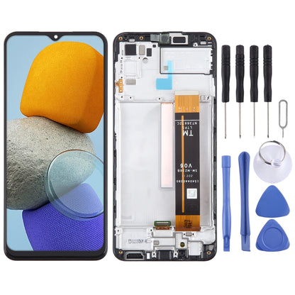 LCD Screen Digitizer Full Assembly with Frame, For Samsung Galaxy A25 SM-A256B, For Samsung Galaxy A15 5G SM-A156B, For Samsung Galaxy A35 SM-A356B, For Samsung Galaxy A05 SM-A055F, For Samsung Galaxy A05s SM-A057F