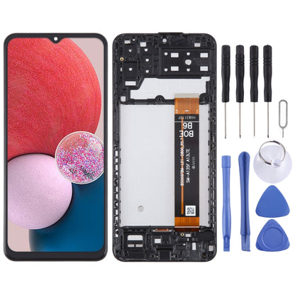 LCD Screen Digitizer Full Assembly with Frame, For Samsung Galaxy A25 SM-A256B, For Samsung Galaxy A15 5G SM-A156B, For Samsung Galaxy A35 SM-A356B, For Samsung Galaxy A05 SM-A055F, For Samsung Galaxy A05s SM-A057F