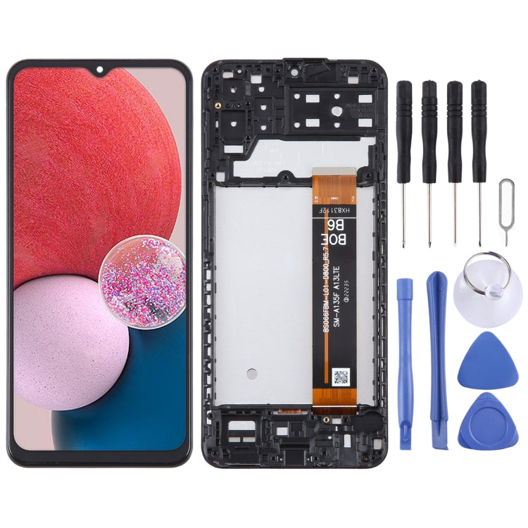 LCD Screen Digitizer Full Assembly with Frame, For Samsung Galaxy A25 SM-A256B, For Samsung Galaxy A15 5G SM-A156B, For Samsung Galaxy A35 SM-A356B, For Samsung Galaxy A05 SM-A055F, For Samsung Galaxy A05s SM-A057F