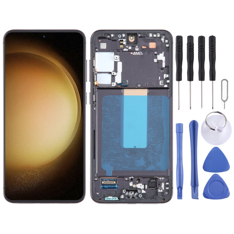 LCD Screen Digitizer Full Assembly with Frame, For Samsung Galaxy A25 SM-A256B, For Samsung Galaxy A15 5G SM-A156B, For Samsung Galaxy A35 SM-A356B, For Samsung Galaxy A05 SM-A055F, For Samsung Galaxy A05s SM-A057F