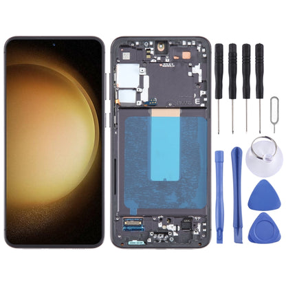 LCD Screen Digitizer Full Assembly with Frame, For Samsung Galaxy A25 SM-A256B, For Samsung Galaxy A15 5G SM-A156B, For Samsung Galaxy A35 SM-A356B, For Samsung Galaxy A05 SM-A055F, For Samsung Galaxy A05s SM-A057F