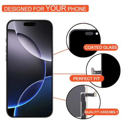 iPhone 13 Hard OLED Screen Replacement Display Assembly Touch Digitizer Repair Part