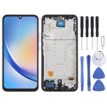 OLED LCD Screen Digitizer Full Assembly with Frame, For Samsung Galaxy A15 5G SM-A156B 6.43inch, For Samsung Galaxy A15 5G SM-A156B 6.36inch, For Samsung Galaxy A15 4G SM-A155F 6.36inch, For Samsung Galaxy A15 4G SM-A155F 6.43inch                      ...