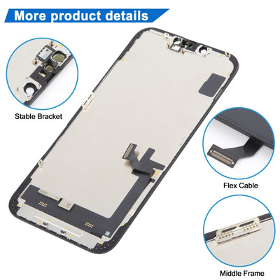 ZY incell HD 1:1 LCD Screen, Remove IC Need Professional Repair, For iPhone 14 Plus(Incell), For iPhone 14 Pro Max(Incell), For iPhone 13 Pro(Incell), For iPhone 12 / 12 Pro(Incell) – view 3