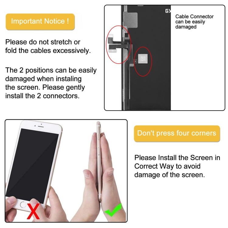 iPhone 11 Pro Max OLED Screen Replacement with Frame Display Assembly Touch Digitizer Repair Part